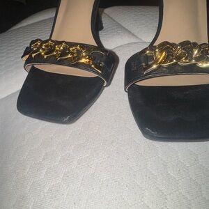 Black Rubber Sole Shoe